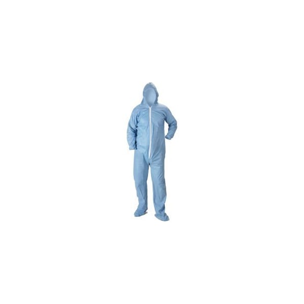 Lakeland Industries Lakeland 07414B Pyrolon Plus 2 Disposable FR Coverall 3XL, Hood, Elastic WristsBoots, 25Case 07414B-3X - main